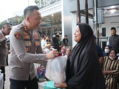 Sambut Hari Bhayangkara ke-79: Kapolres Tangsel Gelar Ngopi Kamtibmas, Beri Bantuan CCTV dan Sembako ke Warga