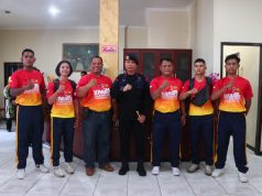 Kapolda Kaltara Berangkatkan Kontingen Karate Polda Kaltara Ikuti Kejurnas Karate Piala Kapolri Tahun 2025