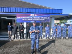 Relawan SPPG Lanud Husein S. Ikuti Pengenalan Bela Negara