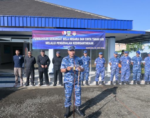 Relawan SPPG Lanud Husein S. Ikuti Pengenalan Bela Negara