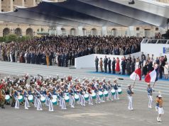Menhan Sjafrie Hadir pada Parade Bastille Day 2025, Kontingen Satgas Patriot II Tampilkan Wajah Indonesia