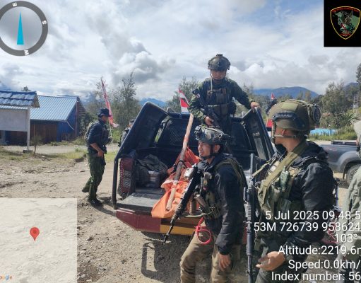 DPO KKB Enos Tipagau Dilumpuhkan Satgas Damai Cartenz