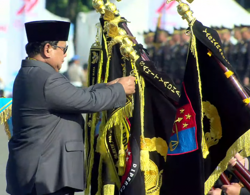Presiden Prabowo Anugerahkan Tanda Kehormatan Nugraha Sakanti ke 7 Satuan Kerja Polri