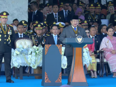 Presiden Prabowo Ucapkan Selamat Hari Bhayangkara Ke-79