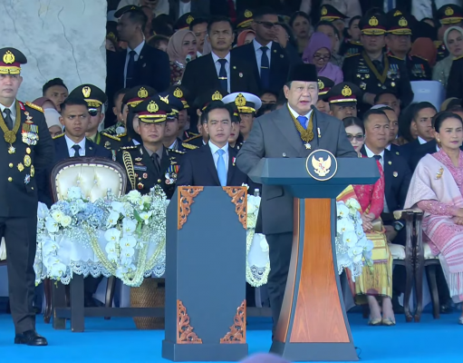 Presiden Prabowo Ucapkan Selamat Hari Bhayangkara Ke-79