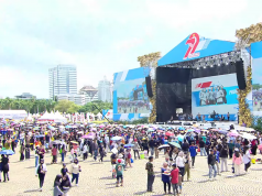 Meriahkan Hari Bhayangkara Ribuan Warga Tumpah Ruah di Monas