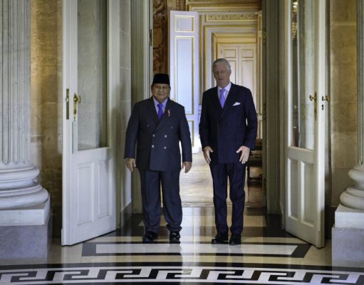 Bertemu Raja Belgia, Prabowo disambut Hangat di Istana Laeken