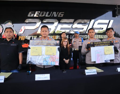 Polres Metro Bekasi Kota Bongkar Penipuan Properti, 77 Korban Rugi Rp4,1 Miliar