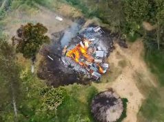Satgas Ops Damai Cartenz Kejar Pelaku Pembakaran Rumah Bupati dan Kantor Distrik di Puncak