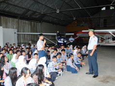 Wawasan Kedirgantaraan Masuk dalam Materi MPLS Sekolah Angkasa Lanud Husein Sastranegara