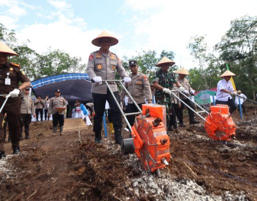 Kapolda Kalteng Tanam Jagung Kuartal III di Pulang Pisau Wujud Dukung Ketahanan Pangan Nasional