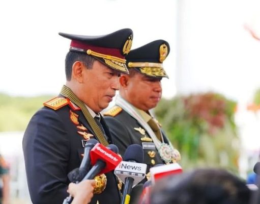 Kapolri dan Pejabat Utama Mabes Polri Hadiri Upacara di Istana Negara Pada Peringatan HUT ke-80 RI