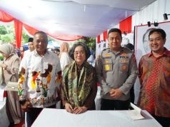 Pada Peringatan ke-123 Tahun Hari Lahir Bung Hatta Wadankorbrimob Polri Hadiri Pameran