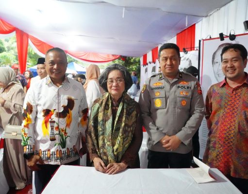Pada Peringatan ke-123 Tahun Hari Lahir Bung Hatta Wadankorbrimob Polri Hadiri Pameran