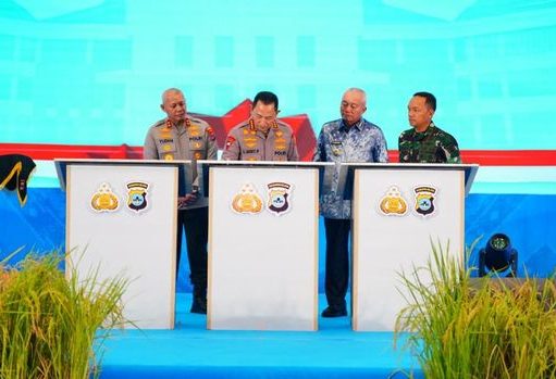 Dukung Program MBG, Kapolri Resmikan dan Groundbreaking SPPG di Kalsel