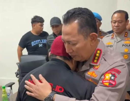 Kapolri Temui Keluarga Affan Kurniawan, Ojol yang Tewas Tertabrak Rantis Brimob