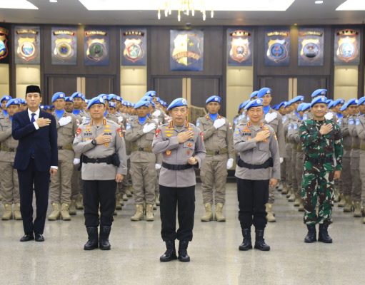 Kapolri Lepas Satgas FPU 7 MINUSCA dalam Misi Perdamaian PBB di Afrika Tengah