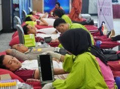 Sambut HUT Lalu Lintas Bhayangkara ke-70 Korlantas Polri Gelar Donor Darah Sambut Hari HUT ke-70 Lalu Lintas Bhayangkara, Korlantas Polri menggelar kegiatan Bakti Kesehatan Donor Darah di Aula Madellu, Korlantas Polri, pada Jumat (12/9/2025)