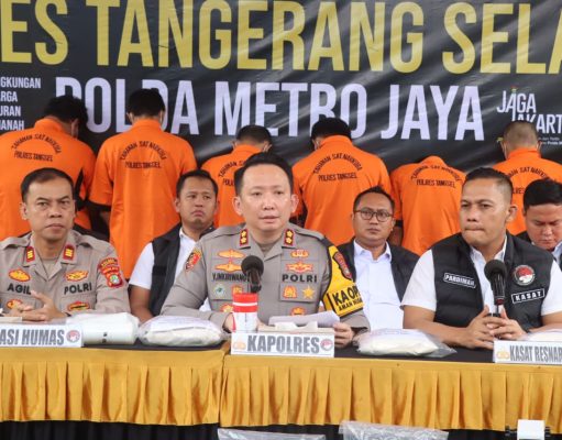 Home Industry Tembakau Sintetis Diungkap Satres Narkoba Polres Tangsel, 9 Tersangka Diamankan