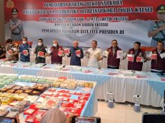 Peredaran 101 Kg Sabu Jaringan Freddy Pratama di Kalsel Berhasil Digagalkan Polda Kalsel
