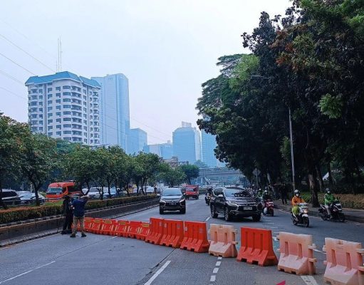 Polda Metro Lakukan Rekayasa Lalu Lintas Berlaku Sekitar DPR/MPR Imbas Aksi Unjuk Rasa