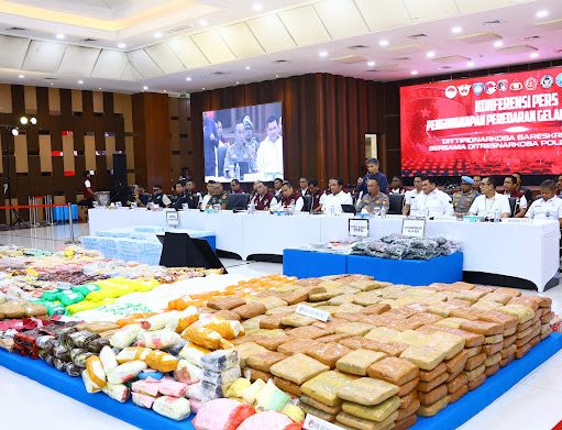 Sita 197 Ton Barang Bukti Sepanjang Januari–Oktober 2025, Polri Ungkap 38.934 Kasus Narkoba