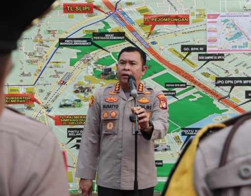 Polres Metro Jakarta Pusat Kerahkan 1.597 Personel Kawal Demo Guru di Monas