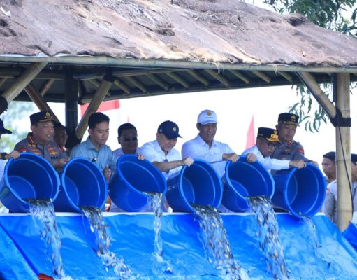 Dorong Ketahanan Pangan dan Ekonomi Rakyat, Wapres Gibran Tebar 80 Ribu Bibit Ikan Nila di Banten