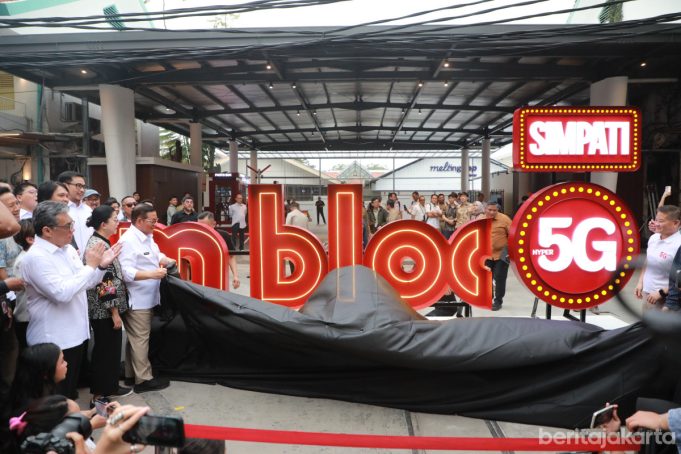 Gubernur DKI Jakarta, Pramono Anung melakukan reopening New M Bloc Space