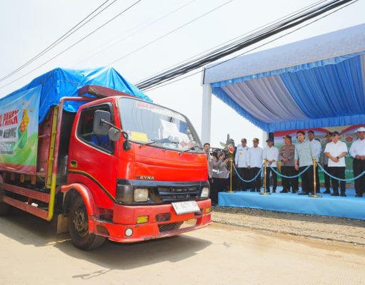 Polda Banten Salurkan 160 Ton Jagung Hasil Panen Jagung Kuartal III Ke Bulog