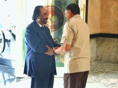 Menhan Sjafrie dan Surya Paloh Eratkan Silaturahmi Kebangsaan di Kementerian Pertahanan