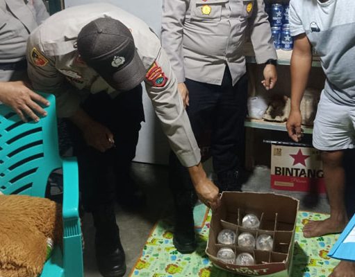 Polsek Passi Amankan Miras saat KRYD