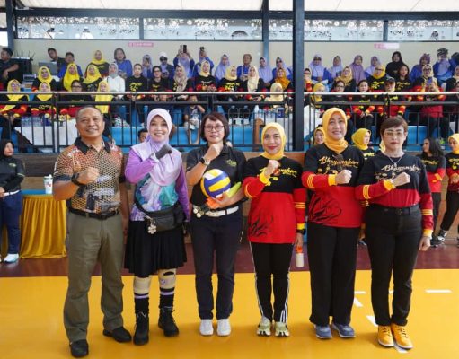 Dankorbrimob Buka Turnamen Bola Voli Bhayangkari Cup 2025 dalam Rangka HUT ke-80 Korps Brimob Polri