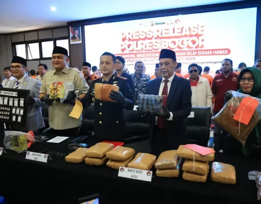 Selamatkan 82 Ribu Jiwa dari Bahaya Penyalahgunaan, Polres Bogor Ungkap 114 Kasus Narkoba