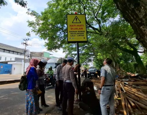 Satlantas Depok Gandeng Jasa Raharja dan Dishub Cegah Kecelakaan di Jalan Raya Bogor