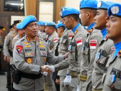 Upacara Purna Tugas Satgas FPU 6 MINUSCA, Tegaskan Komitmen Dukung Perdamaian Dunia