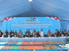 Selamatkan 4,5 Juta Jiwa Polda Metro Jaya Musnahkan 1,14 Ton Narkoba