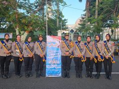 Mojang Lodaya Polwan Polres Bogor Patroli di Car Free Day Kabupaten Bogor