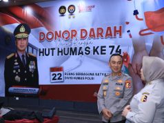 Humas Polri Gelar Donor Darah Jelang Hari Jadi ke-74