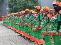 Ribuan Petugas Dikerahkan Jaga Kebersihan saat HUT TNI