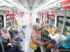 HUT TNI, Naik Transjakarta, MRT, dan LRT Jakarta Rp80