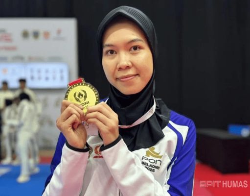 Medali di Ajang PON Beladiri 2025 Diborong Atlit Garbha Presisi Polri