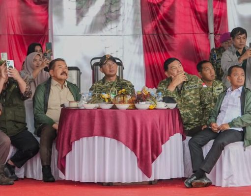 Menhan Sjafrie Tinjau Latihan TNI Terintegrasi di Kepulauan Bangka Belitung Untuk Selamatkan Aset Negara