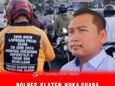 Polres Klaten Menjawab Kasus Viral Curhatan di Jaket
