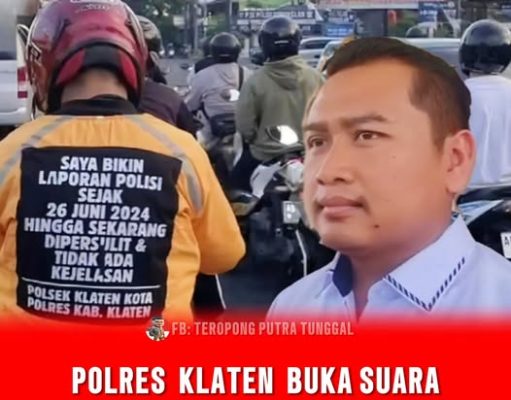 Polres Klaten Menjawab Kasus Viral Curhatan di Jaket