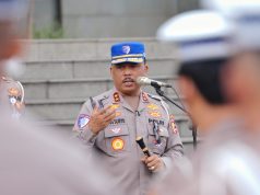 Pimpin Apel Pagi, Kakorlantas Tegaskan Program Polantas Menyapa Cerminan Polisi Lalu Lintas
