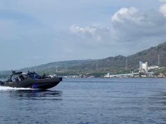 Kapolresta Banyuwangi Uji Coba Kapal Cepat Baru