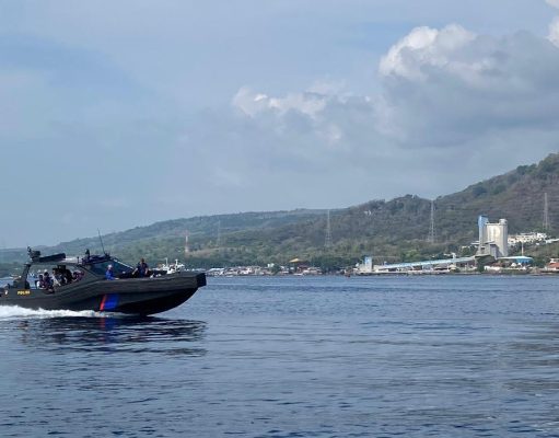 Kapolresta Banyuwangi Uji Coba Kapal Cepat Baru