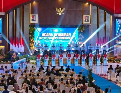 Kapolri Hadiri Syukuran HUT Ke-80 Korps Brimob Polri