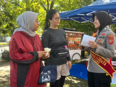 Hadirkan Pelayanan Humanis di Si Jalak Harupat, Polresta Bandung Gelar Patroli Mojang Lodaya